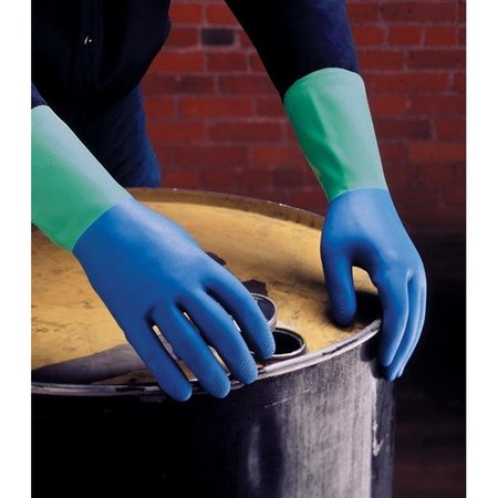 SPONTEX HeavyDuty Protector Gloves, M, Rubber, Blue 11952